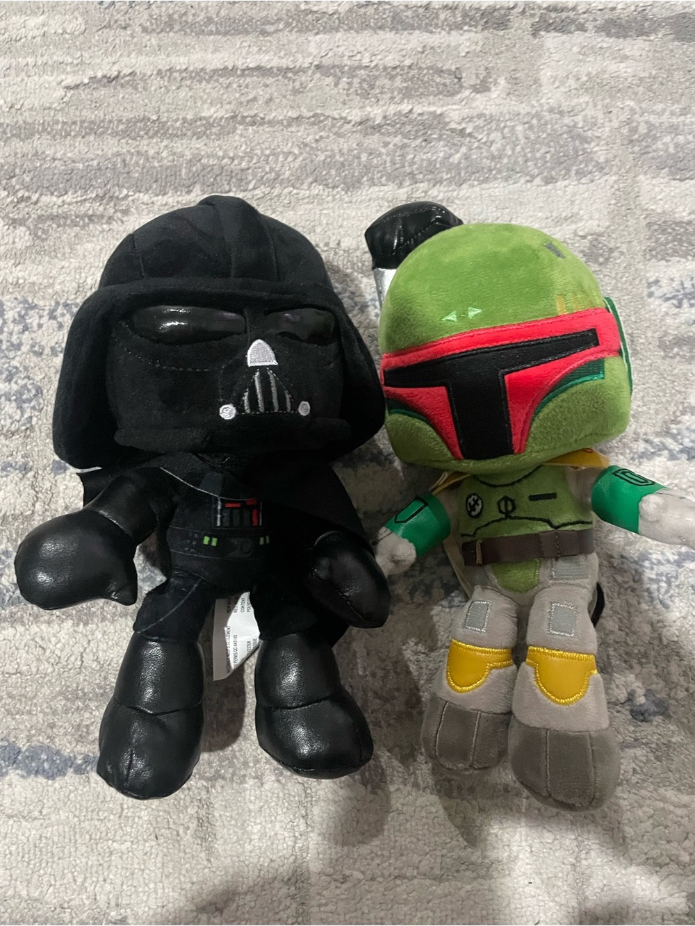 Star Wars Darth Vader & Boba Fett Plush Lot of 2 Small Multicolor 2014